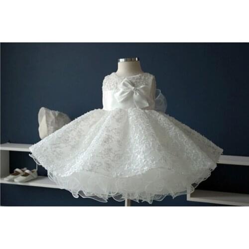 Noble baptism christening gown,New born baby girls/infant princess Tutu birthday dresses,batizado,bapteme,robe fille enfant