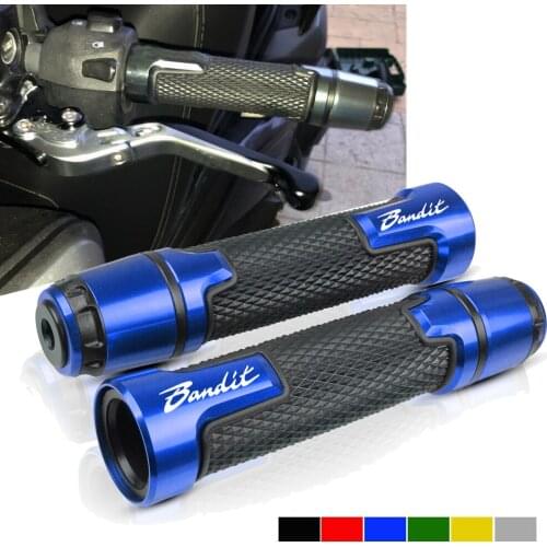 For SUZUKI GSF 250 600S 600 650 650S 650N 1250 1200 Bandit 650S 7/8'' Motorcycle Handle bar Caps / Handlebar Grips CNC 22MM