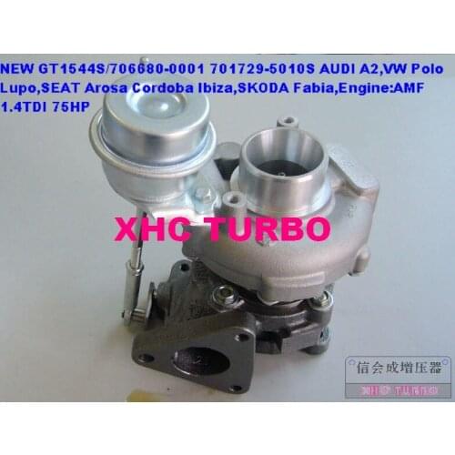 GT1544S/701729 706680 Turbo Turbocharger AUDI A2,VW Lupo,SEAT Arosa Cordoba,Fabia,AMF 1.4L 75HP