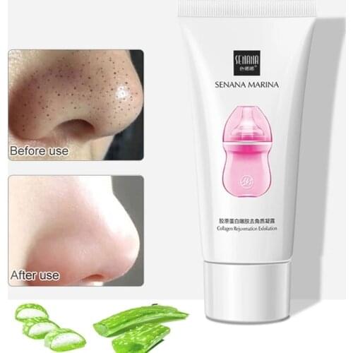 Collagen Exfoliating Gel Deep Cleansing Moisturizing Gentle Exfoliating Facial Care