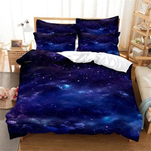 Night Starry Sky Bedding Set Queen Bedding Duvet Cover Set Bedding Bed Cover Cotton Queen Bedroom Bed Cover Set Bed Set Bedding