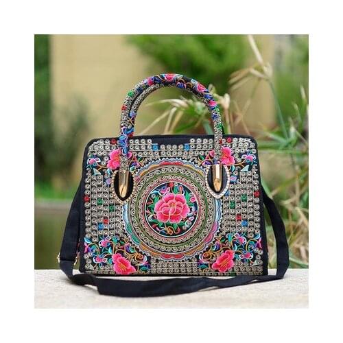 Fashion National Embroidered Multi-use bags!Nice Floral embroidery Bohemian Lady shoulder&Handbags Cute Women messenger Carrier