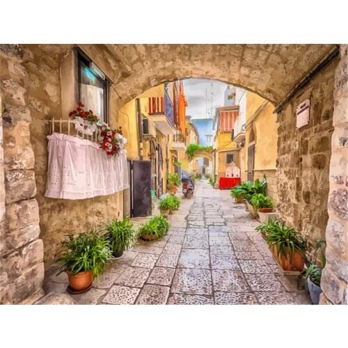 Landscape DIY Embroidery Cross Stitch 11CT Kits Craft Needlework Set Cotton Thread Printed Canvas Home Decoration New Room