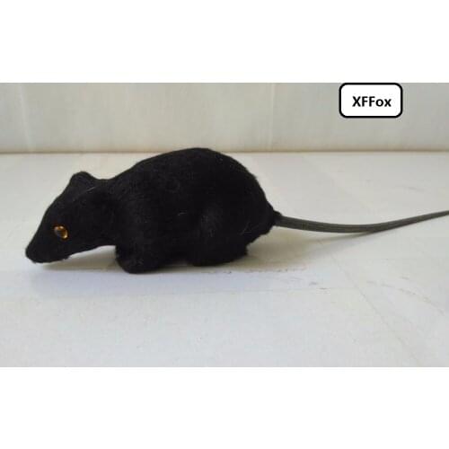 Small simulation mouse model polyethylene&furs real life black mouse doll gift 10x5cm xf2225