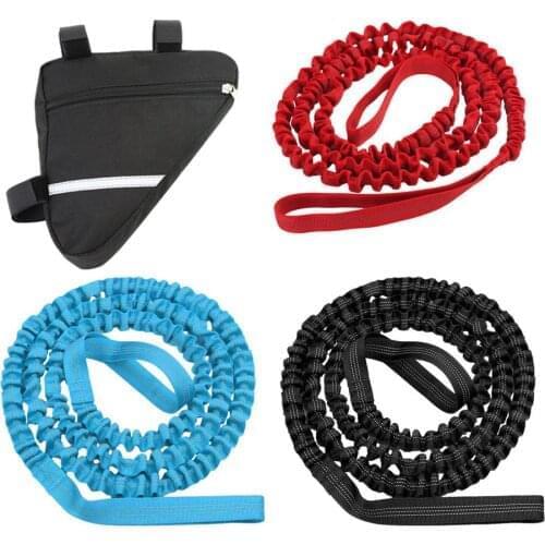 New Bicycle Elastic Leash Belt Nylon Traction Rope Parent-Child Bike Towing Rope Kid Ebike Safety Equipment Outdoor Tool