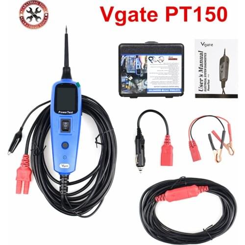 OBDIIScanner 100% Original Vgate PT150 Electrical System Diagnostic Circuit Tester Tool Power Probe Tester PowerScan PT 150