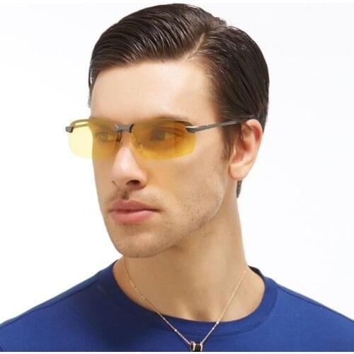 Night Vision Goggles Special Night Vision Glasses for Driving Night Anti-glare Luminous Polarized Night Eyeglasses for Men