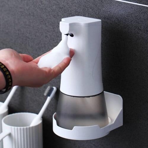 USB Rechargeable Automatic Foam Soap Dispenser IPX4 Waterproof 0.25s High Sensitive Sensor 350ML Kitchen Bathroom Hand Wash