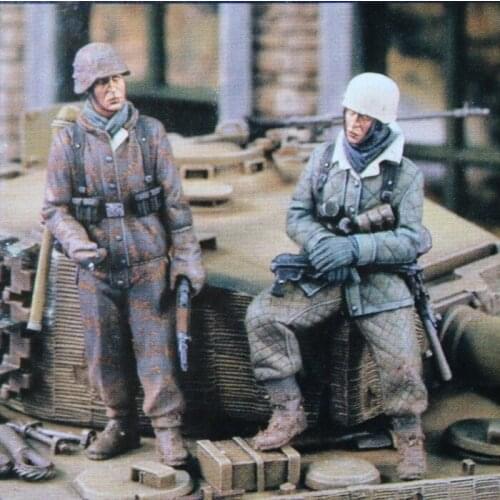 1/35 Scale Resin Figure Tiger-I Riders