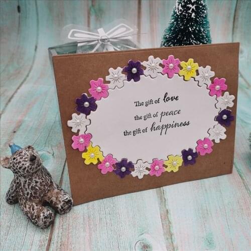 Wreath cut die Craft metal cutting dies Craft Dies Card Making DIY Embossing New Made 2021 New