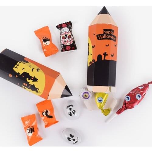 Christmas Festival Candy Packing Box Lovely Cartoon Box Original Halloween Cookies Snack Packing Box Candy Sugar Package Box