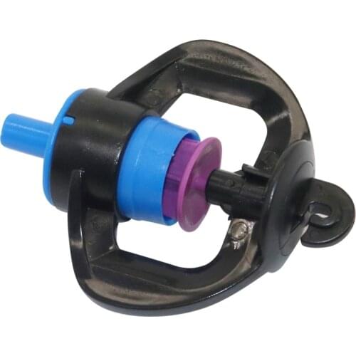 Agriculture Rotating Sprinkler 360 Degrees Irrigation Sprinklers Garden Atomized Spray Nozzle Cooling Mist Sprayer 100 Pcs