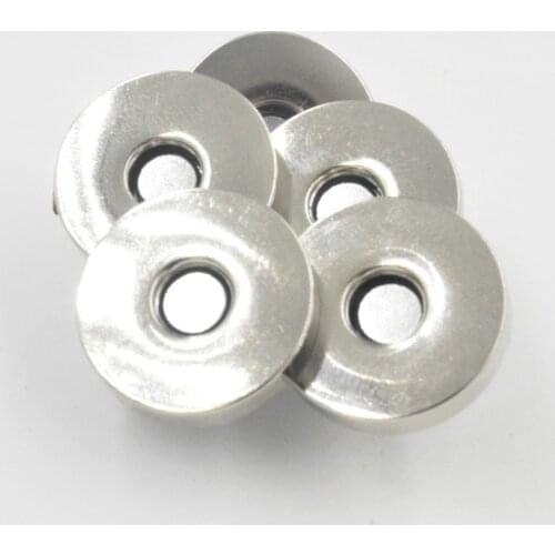 10pcs/lot High Quality 18mm/14mm Magnetic Snap DIY Handbag Purse Clasp Closures Metal Button Bag Accessories Parts Bag Button