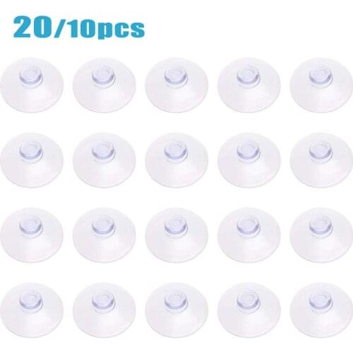 20pcs/10pcs Clear 40/30mm Sucker Suction Cups Transparent plasitc Mushroom Head Suckers Cup