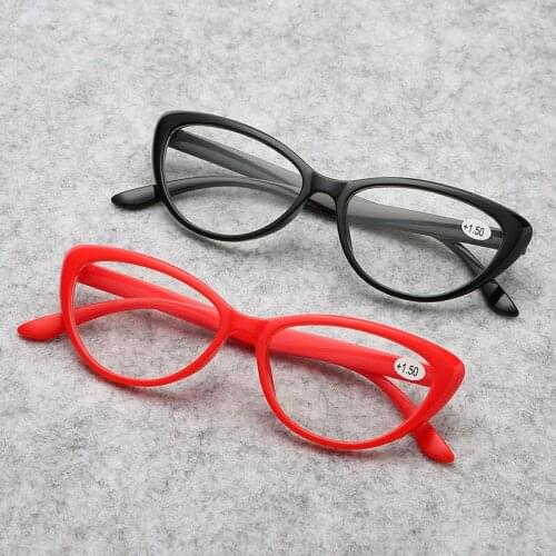 Higodoy 2020 Fashion Cat Eye Reading Glasses Light and Not Easy To Deform Reading Glasses for Sports and Work Glasses