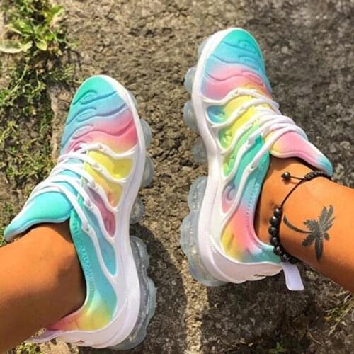 2021 Womens Sneakers Summer Flat Outdoor Sports Sneaker Women Shoes Colorful Multicolor Leisure Comfortable Plus Size 35-43