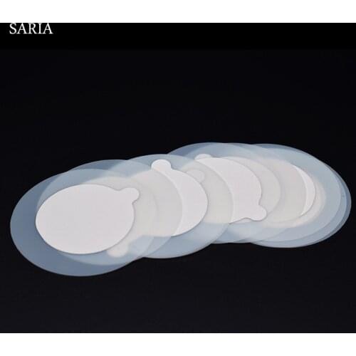 30 pcs of new grafting eyelash glue gasket, beautiful eyelash glue hygienic sticker glue station forehead glue extension sticker