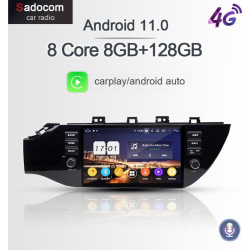 720P 9" DSP PX6 IPS Android 10.0 4GB+64GB ROM 8Core Car DVD Player GPS Map RDS autoradio car radio 5.0 For kia K2 RIO 2017 2018