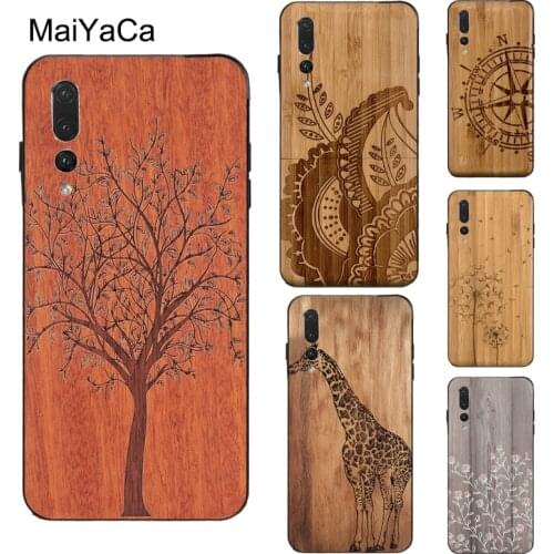 Bamboo Wood Pattern Skull Print Case For Huawei Honor 8X 9X 9 10 Lite 20 Pro 10i 7A Pro 7C 8A 8C 8S Y6 Y9 Y7 2019 Nova 5T