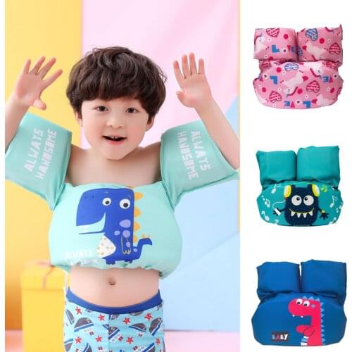 Baby Swim Rings Foam Cartoon Baby Arm Ring Buoyancy Vest Garment Of Floating Kids Safety Life Vest Childrens Swim Life Jackets