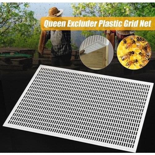 For 10 Frame Beekeeping Beekeeper Bee Queen Excluder Grid Plastic Net Kit Tool Separated King Board Royal Trapping Board