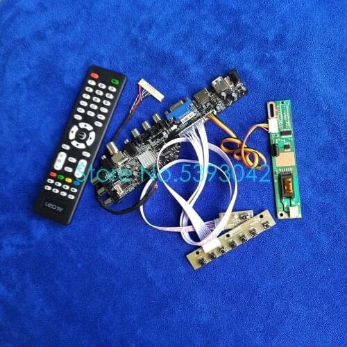 For LP141WX1(TL)(B1)/(TL)(B2)/(TL)(B3)/(TL)(B4)/(TL)(B5) 3663 digital USB+ LVDS 30Pin 1CCFL DVB 1280*800 controller card kit
