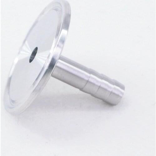 Fit Tube I/D 10mm Barbed x 1.5" Tri Clamp 304 Stainless Steel Sanitary Hosetail Tri Clover Connector Pipe Fitting For Homebre