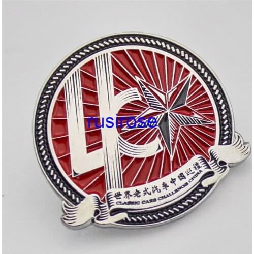 Personalized roving exhibition activities metal brooch custom, soft enamel old style custom badge