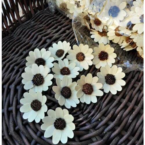 100pcs Artificial Dried Flower Sunflowers For Wedding Party Home Hotel Decoration DIY Bouquet Project Accessory