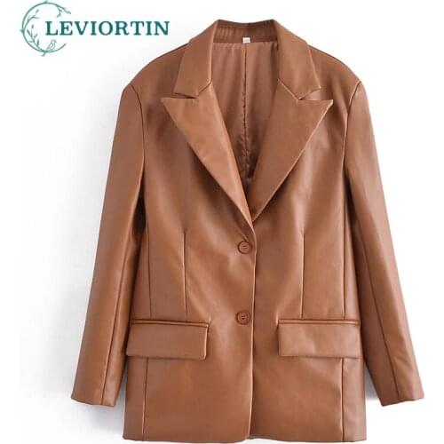 Женские кожаные куртки Leviortin China At AliExpress