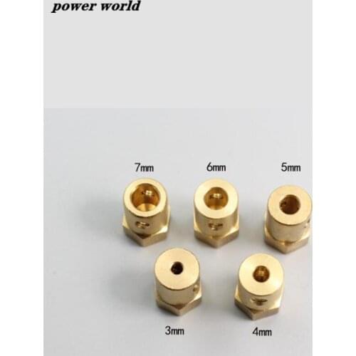 Metal Hexagonal Coupling Car Shaft Coupler Parts 3mm4mm5mm6mm7mm8mm Hexagonal coupling