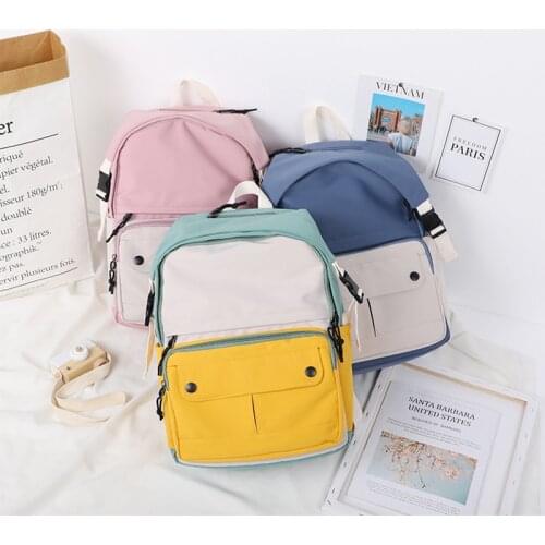 Women Fashion Large Capacity Laptop Backpack Preppy Style Student School Bag Oxford Outdoor Travel for Teenage Pack Mochilas