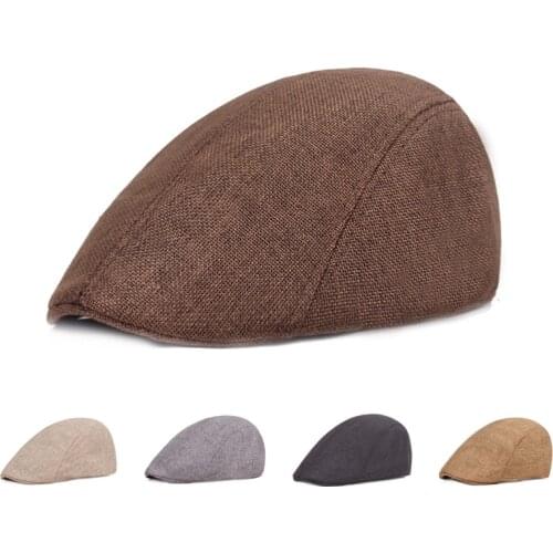 Mens Beret Flat Cap Sailor Hat Women Retro Hats Causal Breathable Winter Comfort Beret Spring Hats Summer Berret Femme