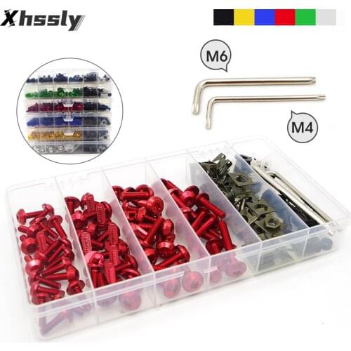 Motorcycle Rubber Grommets Kit Fairing Bolt Screw Nuts Assortment Set For KTM Motocross Ktm Exc 2017 Sx 85 790 Duke Rc8 Sxf