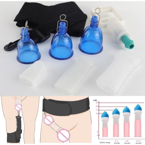 Belt Sleeve Penis Extender Stretcher Cock Hanger Enlarger Pump Enlargenment Sex Toys Size Master Vacuum Pump For Men Enhancement