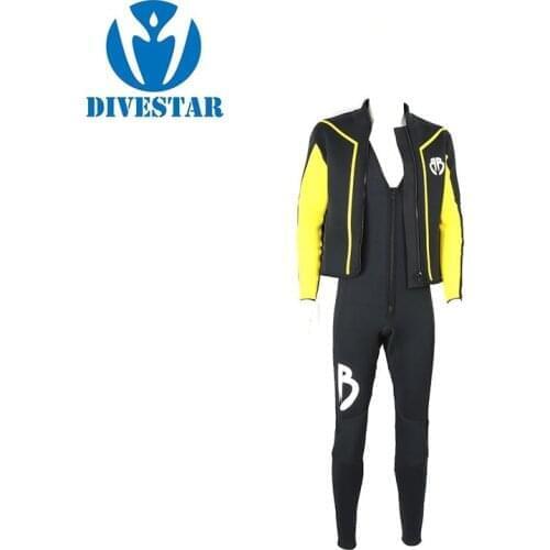 Neoprene 5mm Wetsuit Long Diving Suit Men Close Body Spearfishing Scuba Dive Surfing Snorkeling Swimsuit
