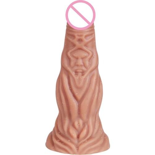 New Arrival Huge Dildo Fake Dick Sex Toys For Women Men Strap On Masturbators Spiral Big Dildo Thrust Vaginal Anus Anal Plug