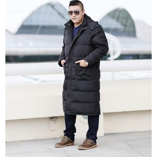 New arrival winter male Long down coat jacket high quality 13XLchest 185cm obese fashion plus size XL-10XL11XL12XL13XL148