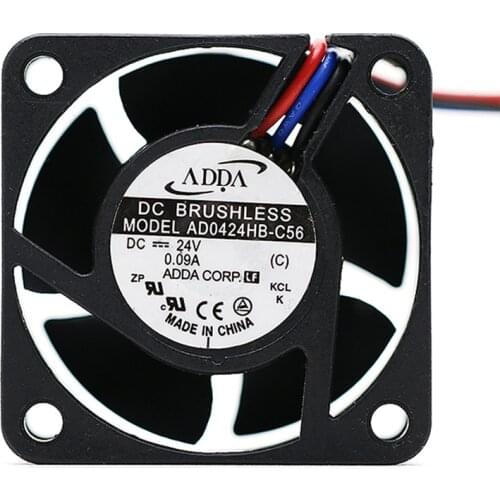 New original AD0424HB-C56 4020 24V 0.09A 4 cm mute inverter cooling fan