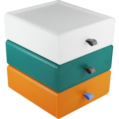 Makeup Organizer Desktop Storage Box Container For Cosmetics Box For Jewelry Stationery Plastic Organizer Drawer Boxes