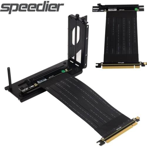 PCI Express 3.0 x16 Riser Cable GTX RTX Graphics Card Extension Adapter Vertical Base/Kit TT CoolMaster MSI ATX Gaming Chassis