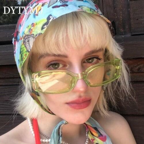 DYTYMJ Luxury Sunglasses Women 2020 Brand Designer Square Glasses Women Vintage Eyeglasses For Women/Men Mirror Oculos De Sol