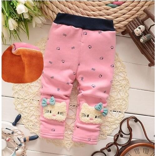 2016 new baby pants thick winter baby child trousers warm autumn and winter pants Cotton Baby Girls