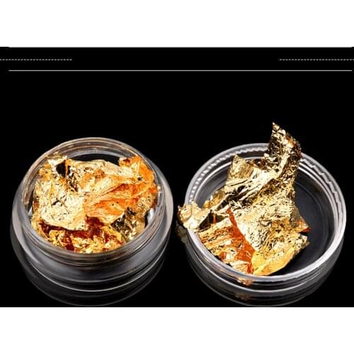 Gold And Silver Tin Foil Nail Sticker Ornament Crystal Light Therapy Nail Foil Paper Elegant Great Popular Nail Jewelry