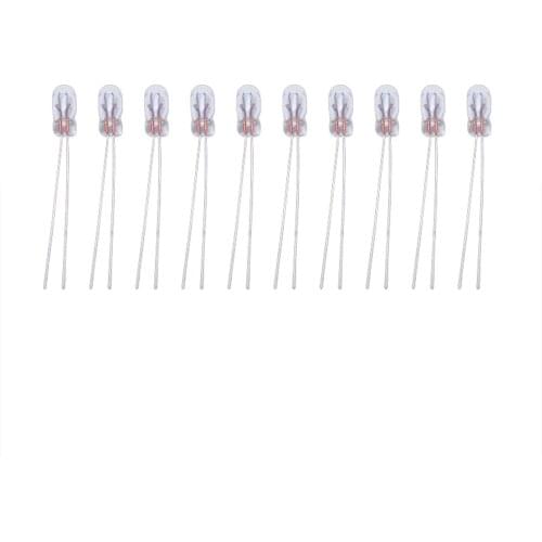 10Pcs T3 12V 30MA LED Car Dashboard Light Automobile Side Light Indicator Instrument Lamp Bulb Car Light Accessories Improved