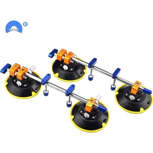 2pcs/lot Seamless Stone Seam Setter Manual Rubber Vacuum leveling Setter for joint with 4.5" Suction Cups