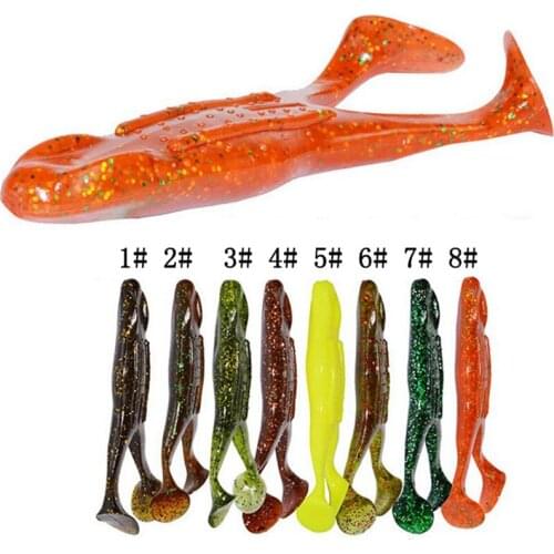 8pcs/lot Frog Soft Bait Fishing Lures Soft Frog Fishing Lures 11cm 13g Lifelike Snakehead Artificial Fishing Lure Fish
