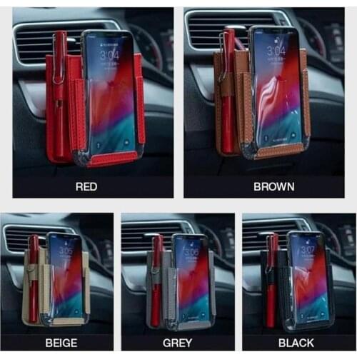 Car Accessories Outlet Storage Bag Car Multi-Function Car Mobile Phone Storage Bag Hanging Bag Creative Storage Box Box