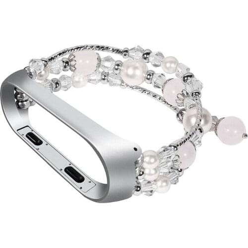Fashion Women Bracelet Decorative Jewelry Replacement Sports Watch Strap Band Wristband for xiaomi Mi Band 4 Accessories