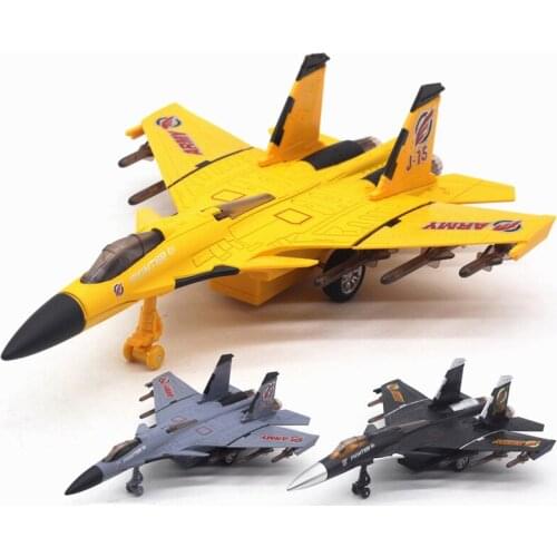 Kids Airplane Model Alloy Toy 1:150 Pull Back High Simulation Air Force Music&light Diecast Aircraft Children Fighter Toy TY0544